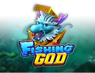 Pescador mirando peixe dourado no jogo Fishing God